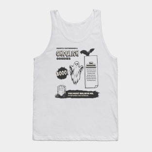 Ghostly Gatherings and Ghoulish Goodies Halloween Tank Top